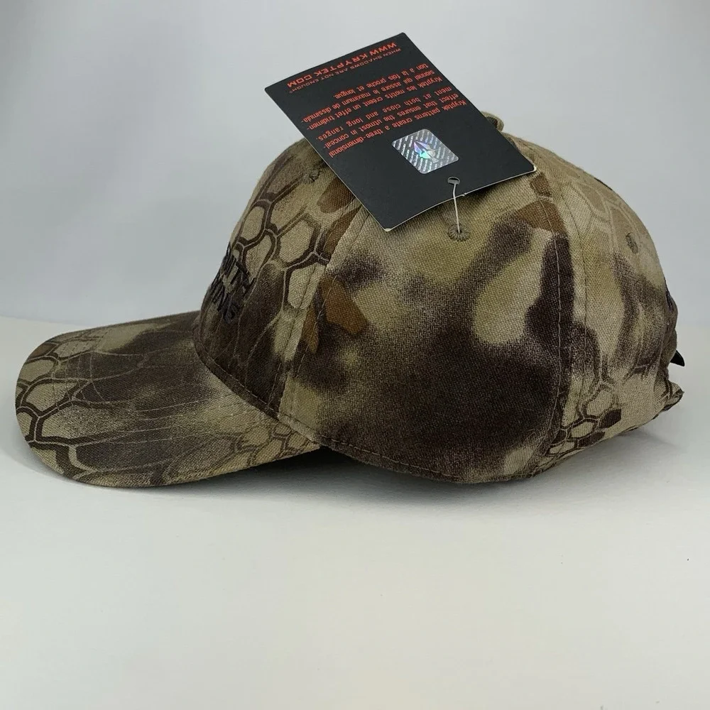 Wayne Smith Trucking Hat Kryptek Camo Strapback Outdoor Cap Baseball Cap w/ Tag